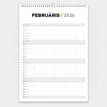 Load image into Gallery viewer, Vertikāls sienas kalendārs - plānotājs 2026