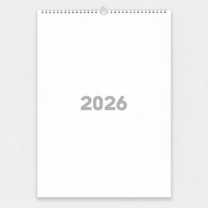Vertikāls sienas kalendārs - plānotājs 2026